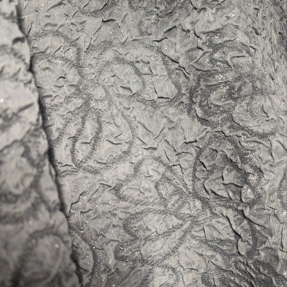 Bon Worth Charcoal Textured Blouse Size L #433 - Picture 2 of 3